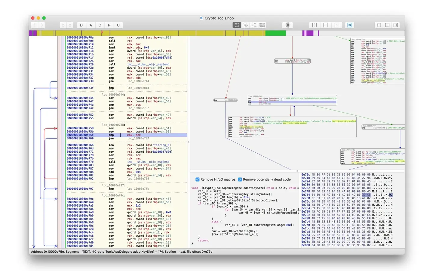 Hopper Disassembler screenshot 2